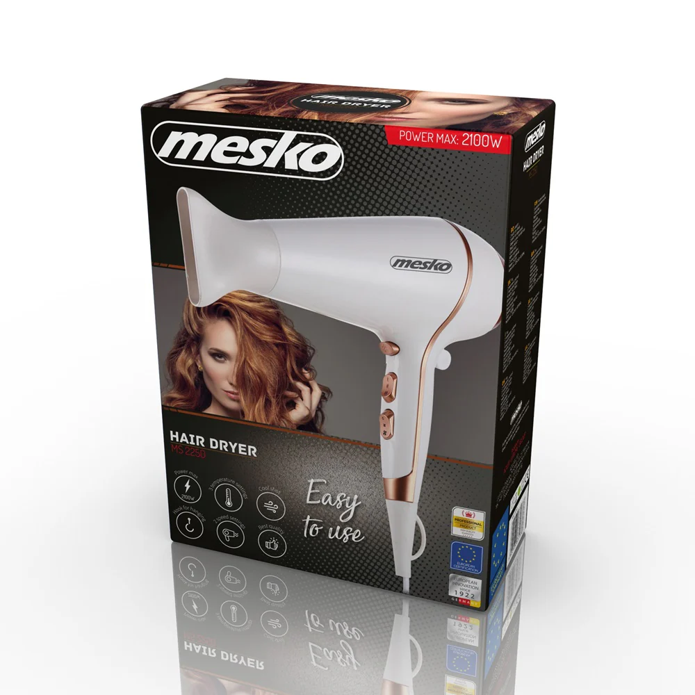 Suszarka do włosów 2100W MS 2250 Biała - Image 2