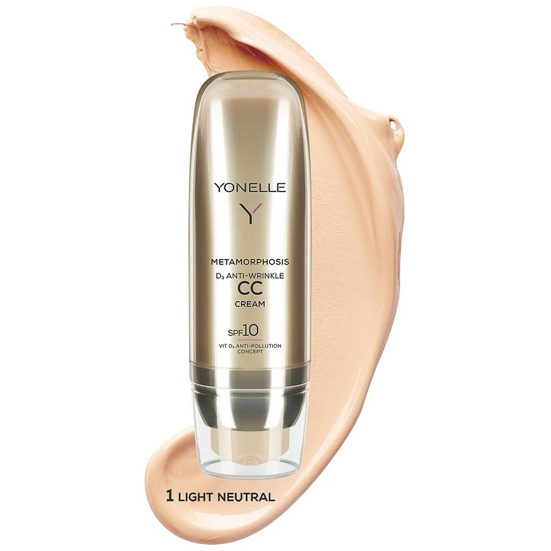 Metamorphosis D3 Anti Wrinkle CC Cream SPF10 przeciwzmarszczkowy krem 1 Light Neutral 50ml
