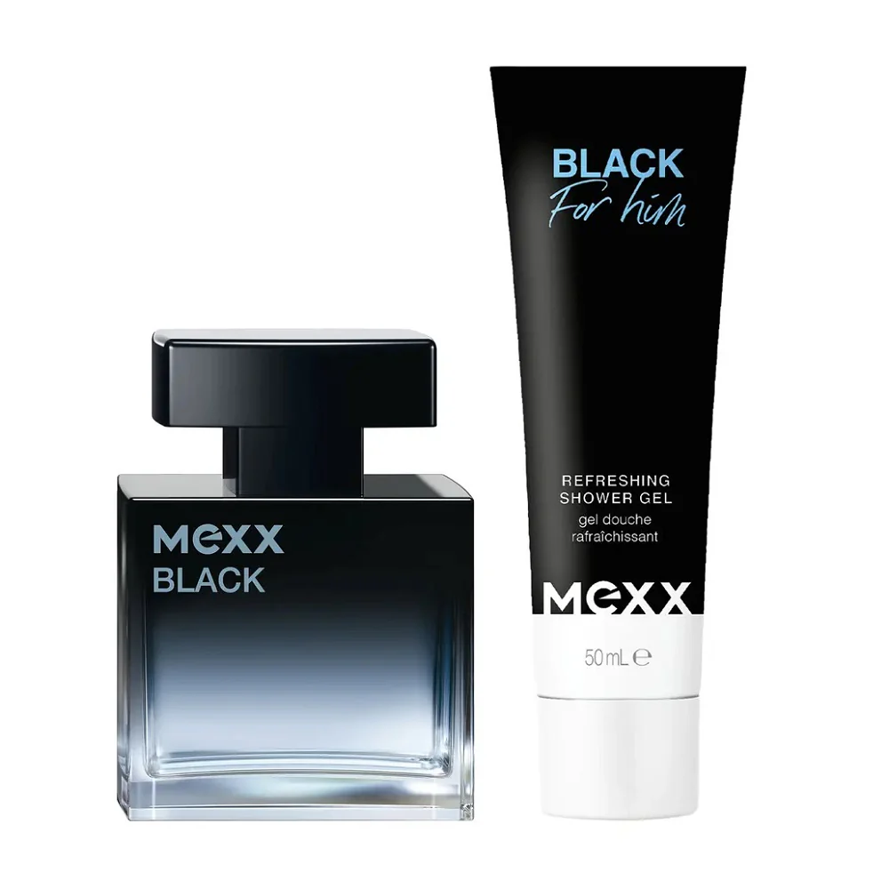 Black For Him zestaw woda toaletowa spray 30ml + żel pod prysznic 50ml - Image 2