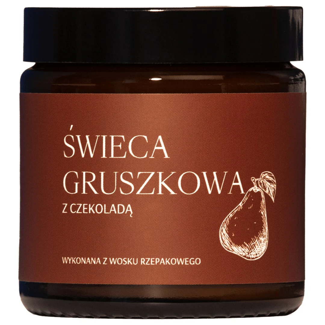 Świeca gruszkowa z czekoladą 120ml
