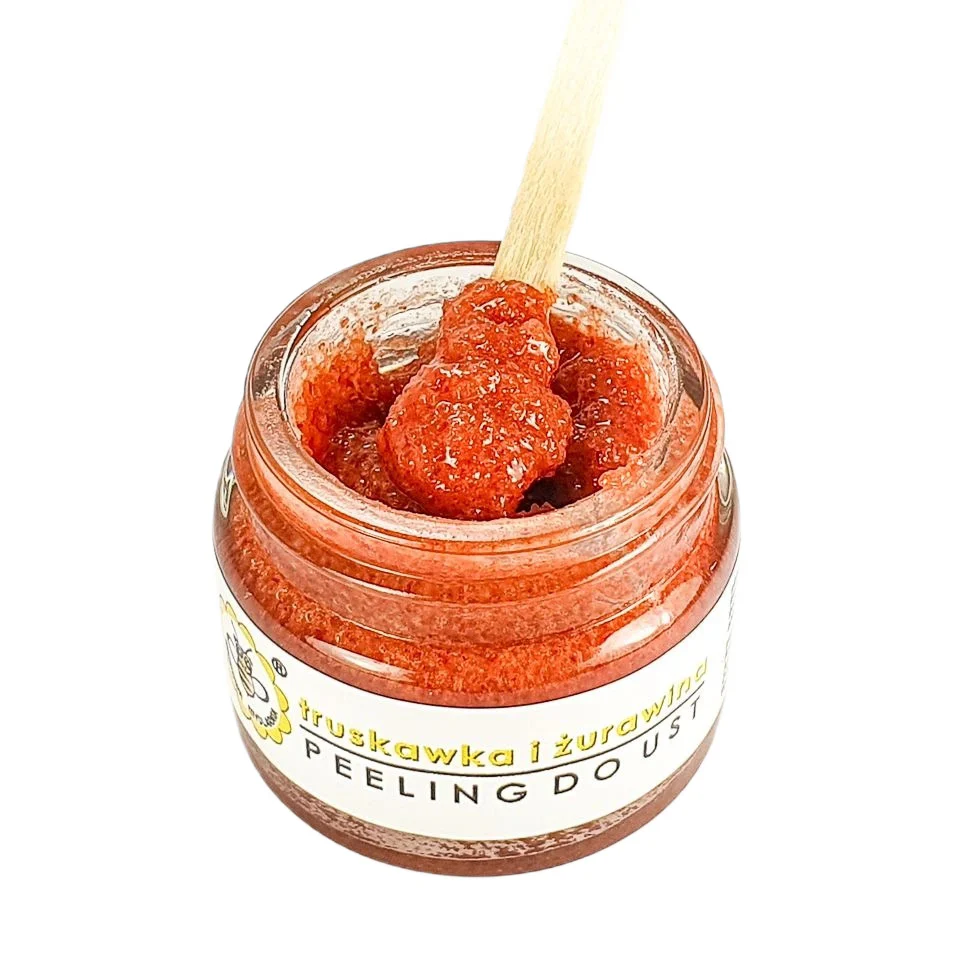 Peeling do ust Truskawka i Żurawina 25g - Image 2