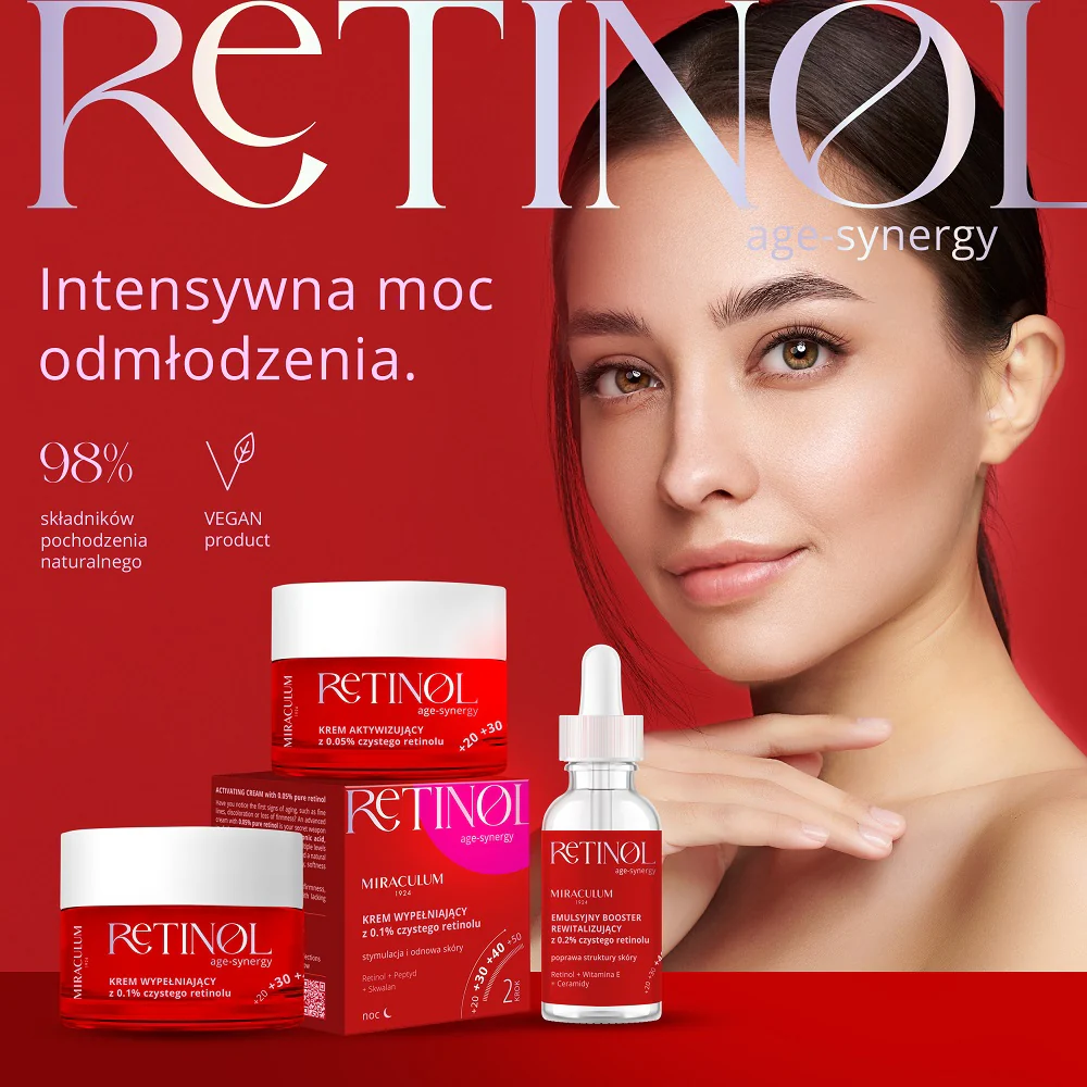 Age-Synergy Retinol krem aktywizujący na noc z 0.05% czystego retinolu 50ml - Image 2