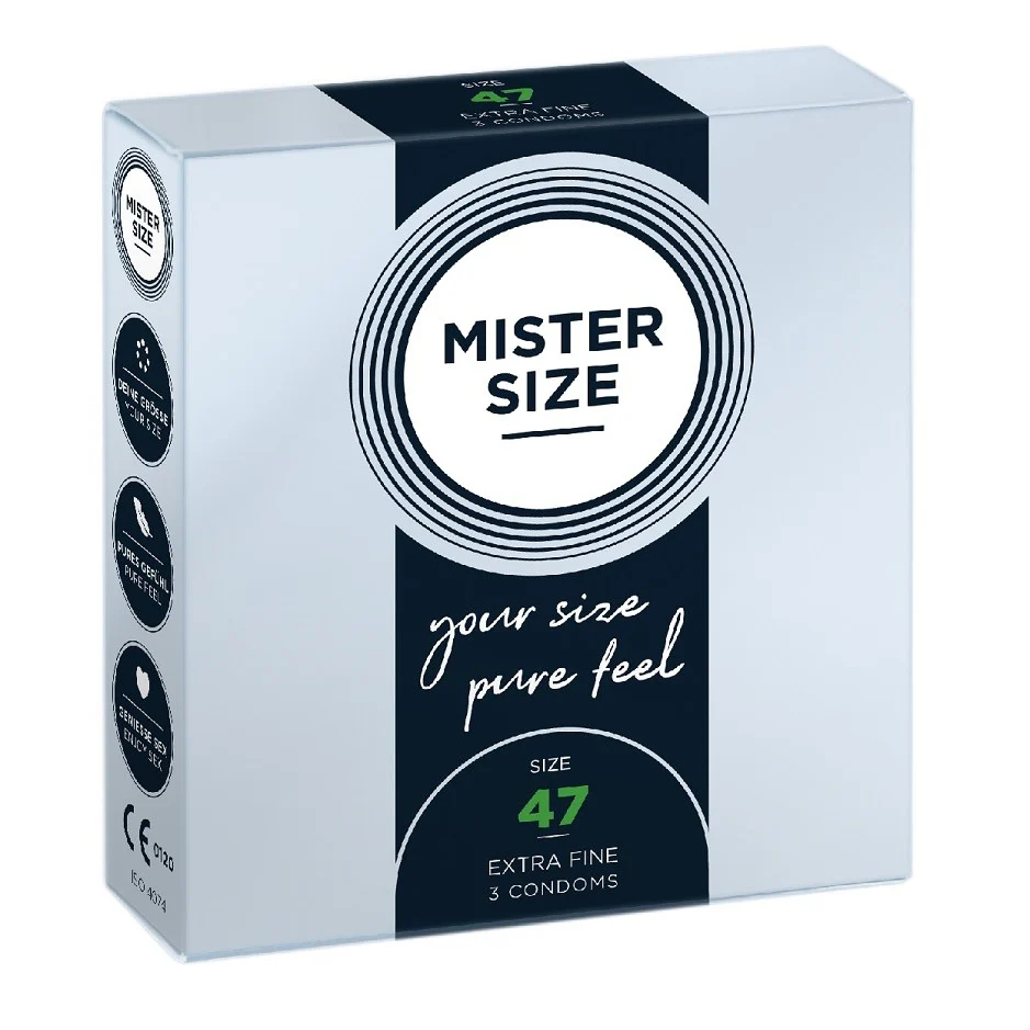 Condoms prezerwatywy dopasowane do rozmiaru 47mm 3szt.