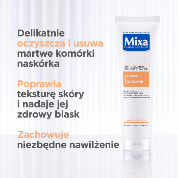 Comfort Cleanser żel do mycia twarzy przeciw przebarwieniom Witamina C + Skwalan 150ml - Image 4