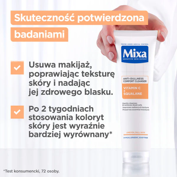 Comfort Cleanser żel do mycia twarzy przeciw przebarwieniom Witamina C + Skwalan 150ml - Image 6
