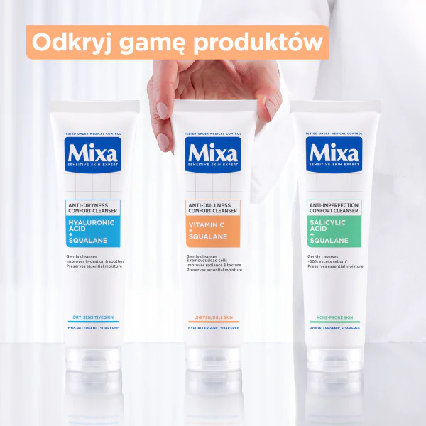 Comfort Cleanser żel do mycia twarzy przeciw przesuszeniom Kwas hialuronowy + Skwalan 150ml - Image 5