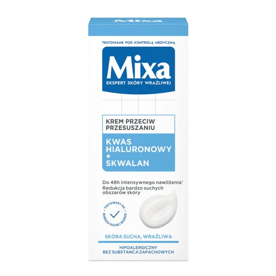 Krem nawilżający do twarzy przeciw przesuszeniom Kwas hialuronowy + Skwalan 50ml - Image 2