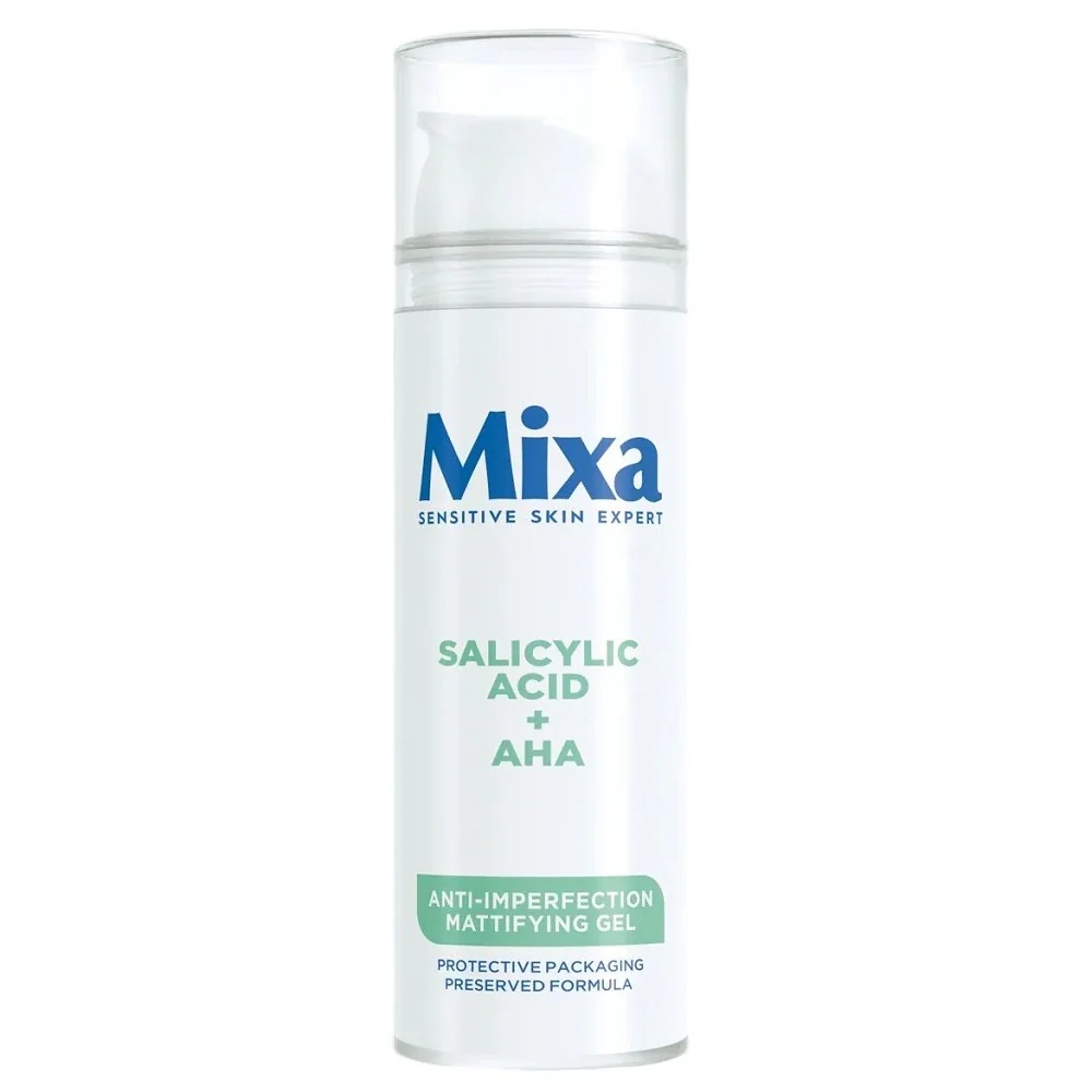 Matujący żel przeciw niedoskonałościom Kwas salicylowy + kwasy AHA 50ml