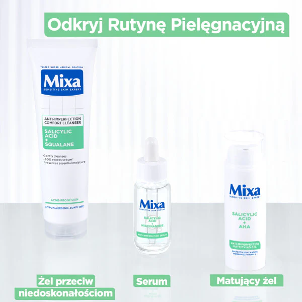 Matujący żel przeciw niedoskonałościom Kwas salicylowy + kwasy AHA 50ml - Image 2