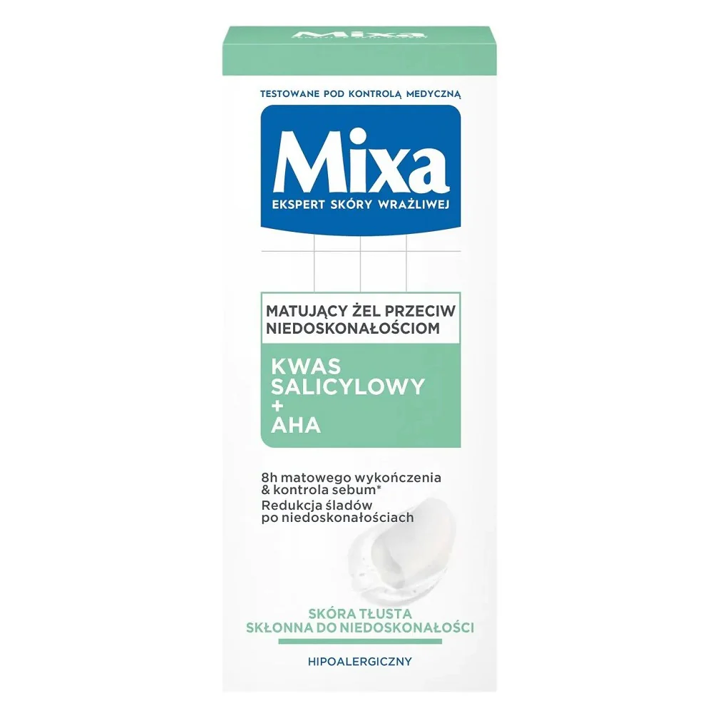 Matujący żel przeciw niedoskonałościom Kwas salicylowy + kwasy AHA 50ml - Image 4