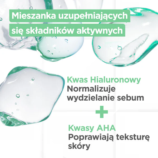 Matujący żel przeciw niedoskonałościom Kwas salicylowy + kwasy AHA 50ml - Image 5