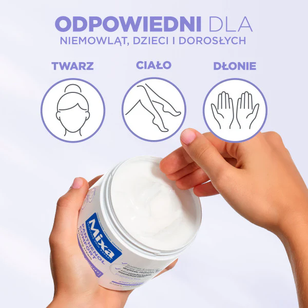 Panthenol Comfort kojący krem do twarzy dłoni i ciała 400ml - Image 7