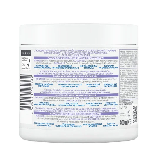 Panthenol Comfort+ kojący krem ochronny do twarzy dłoni i ciała 400ml - Image 2