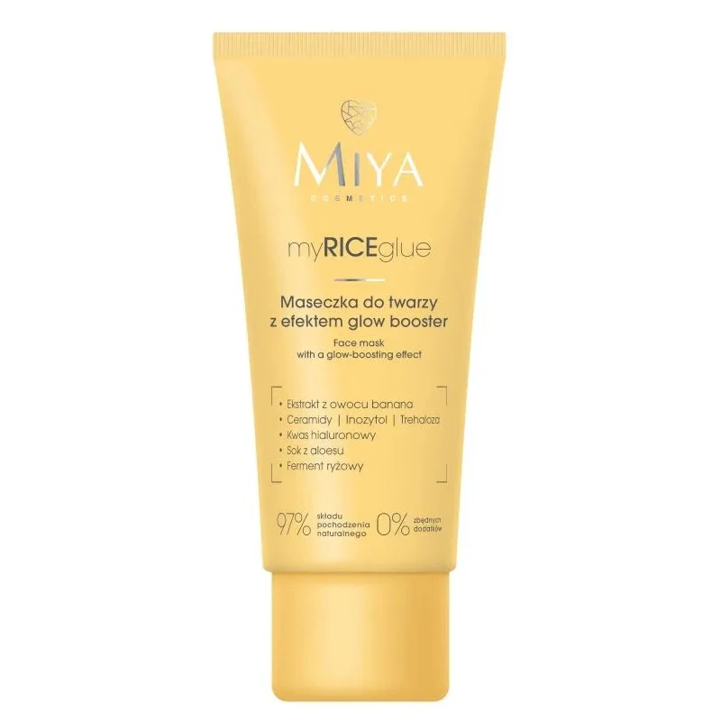 myRICEglue maseczka do twarzy z efektem glow booster 60ml