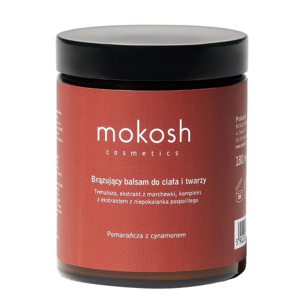 Brązujący balsam do ciała i twarzy Pomarańcza z cynamonem 180ml