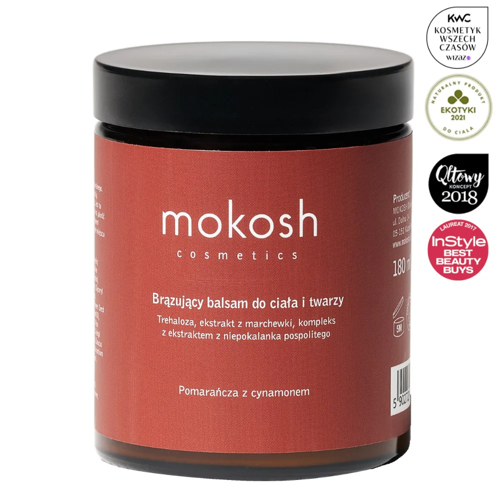 Brązujący balsam do ciała i twarzy Pomarańcza z cynamonem 180ml - Image 4