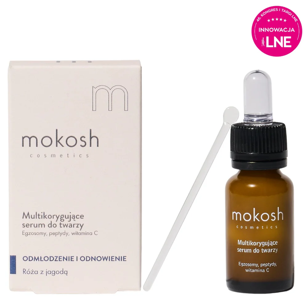 Multikorygujące serum do twarzy Róża z jagodą 12ml - Image 2