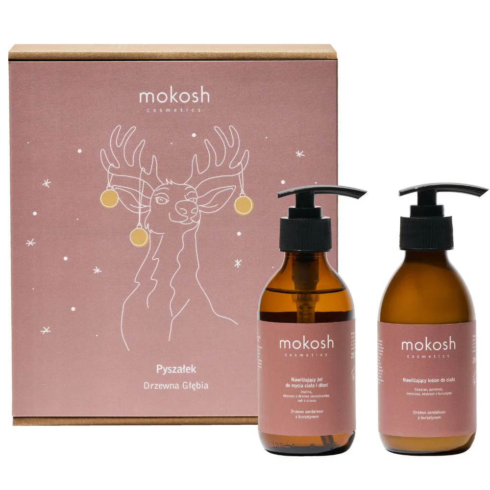 Pyszałek Drzewna Głębia zestaw nawilżający żel do mycia ciała i dłoni 200ml + nawilżający lotion do ciała 200ml