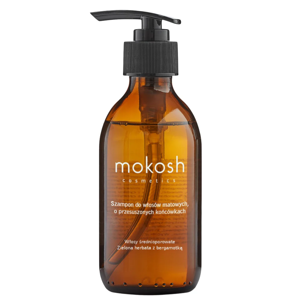 Szampon do włosów matowych o przesuszonych końcówkach Zielona herbata z bergamotką 200ml