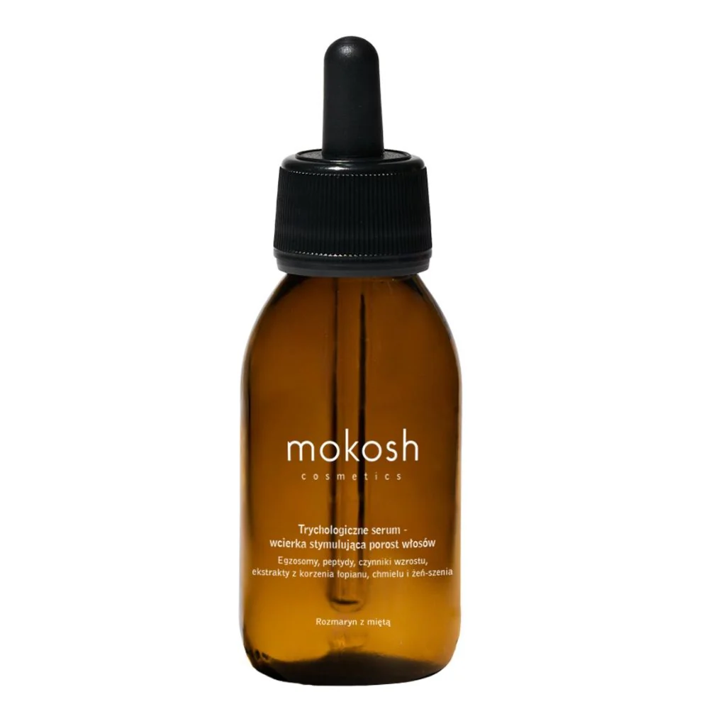 Trychologiczne serum - wcierka stymulująca porost włosów Rozmaryn z miętą 90ml