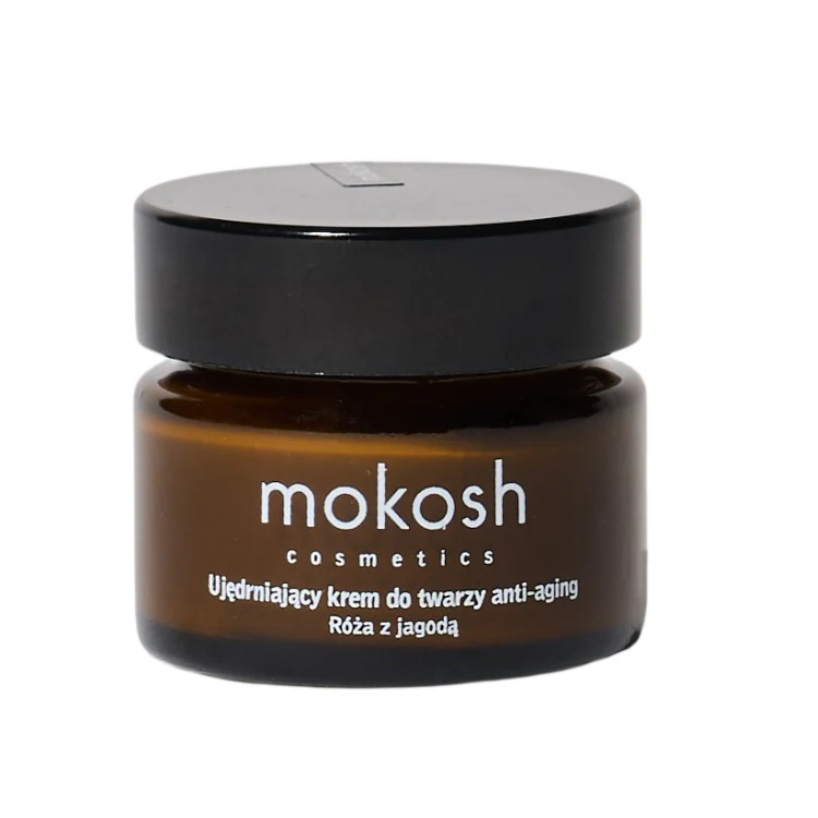 Ujędrniający krem do twarzy anti-aging Róża z jagodą 15ml