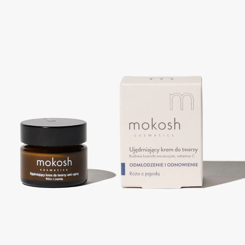 Ujędrniający krem do twarzy anti-aging Róża z jagodą 15ml - Image 2