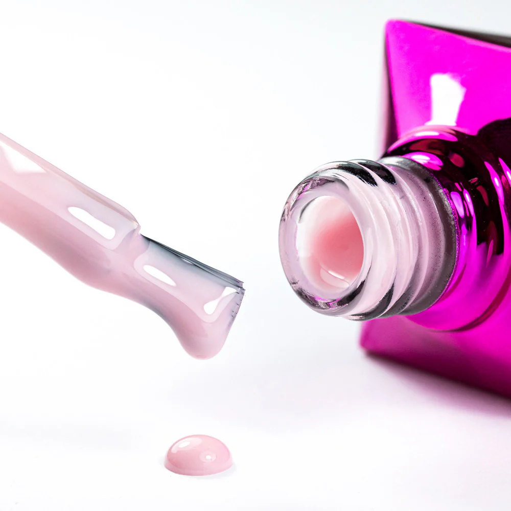 S.O.S. Antidotum Rubber Base baza kauczukowa do manicure pedicure i ozdób Powder Pink 10g - Image 6
