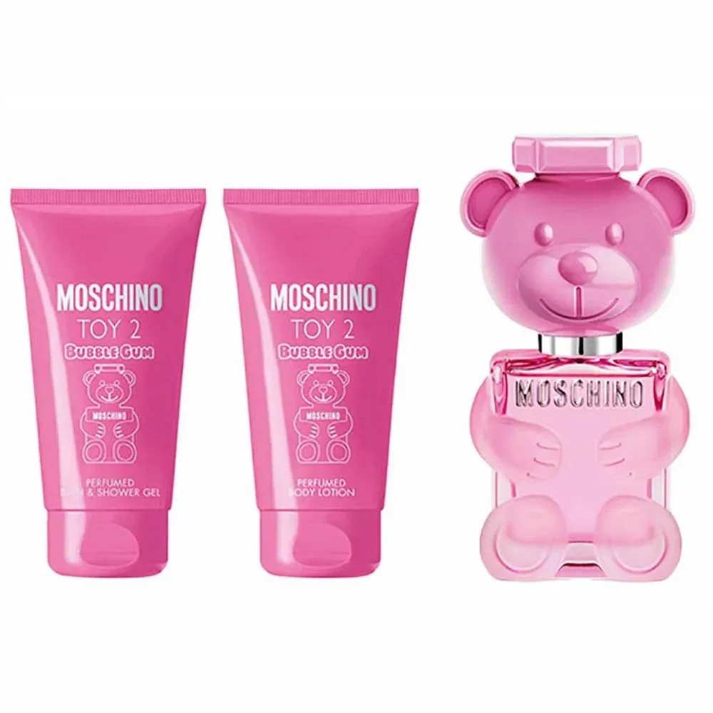 Toy 2 Bubble Gum zestaw woda toaletowa spray 50ml + żel pod prysznic 50ml + balsam do ciała 50ml - Image 2