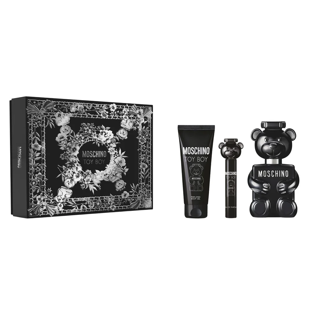 Toy Boy zestaw woda perfumowana spray 100ml + żel do ciała 100ml + woda perfumowana spray 10ml