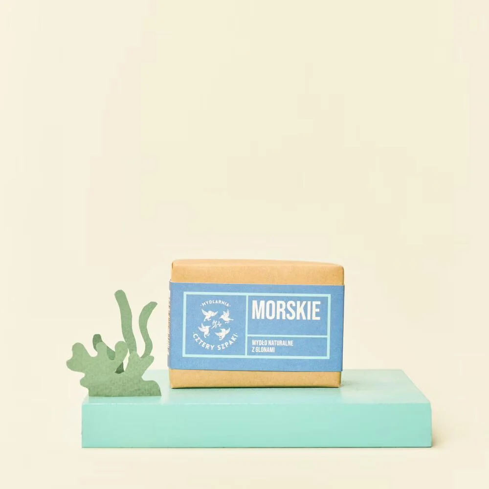 Mydło naturalne z glonami Morskie 110g - Image 3