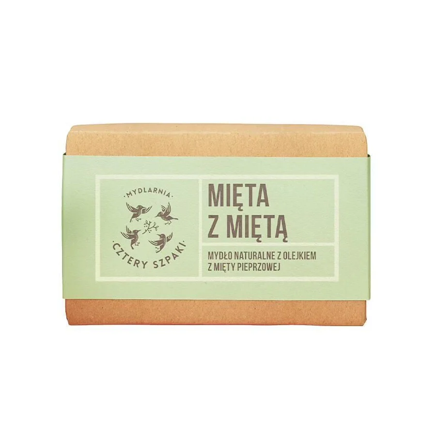 Naturalne mydło w kostce Mięta z Miętą 110g