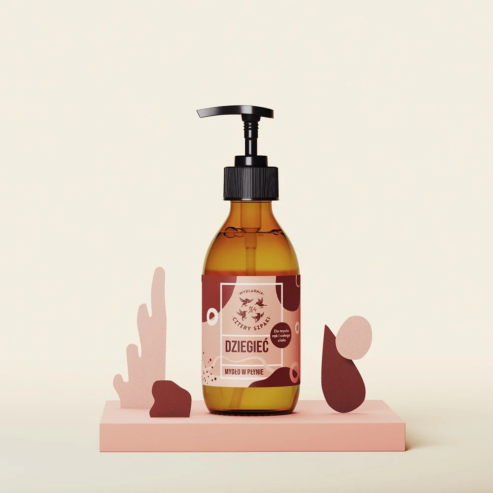 Naturalne mydło w płynie Dziegieć 300ml - Image 2