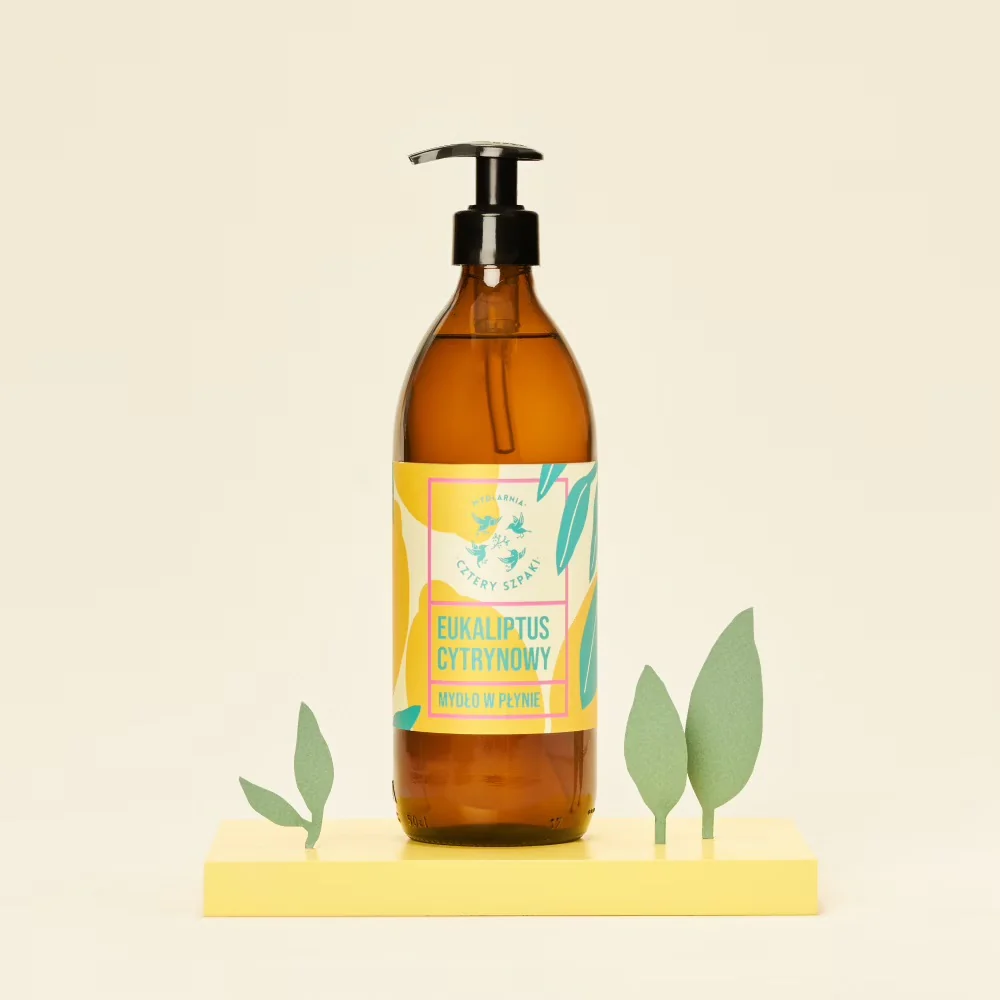 Naturalne mydło w płynie Eukaliptus Cytrynowy 500ml - Image 3