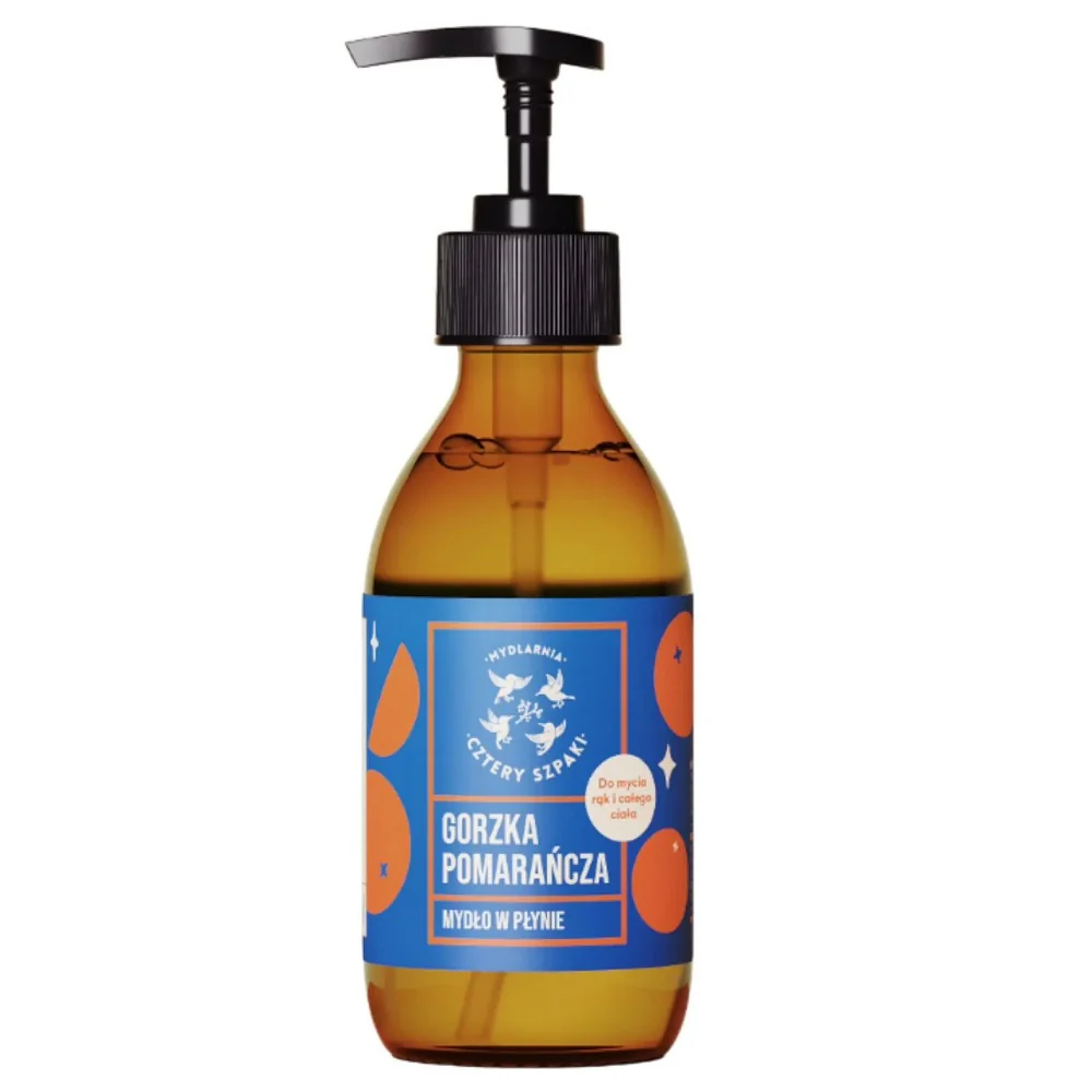 Naturalne mydło w płynie Gorzka Pomarańcza 300ml