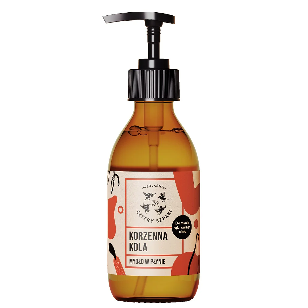 Naturalne mydło w płynie Korzenna Kola 300ml