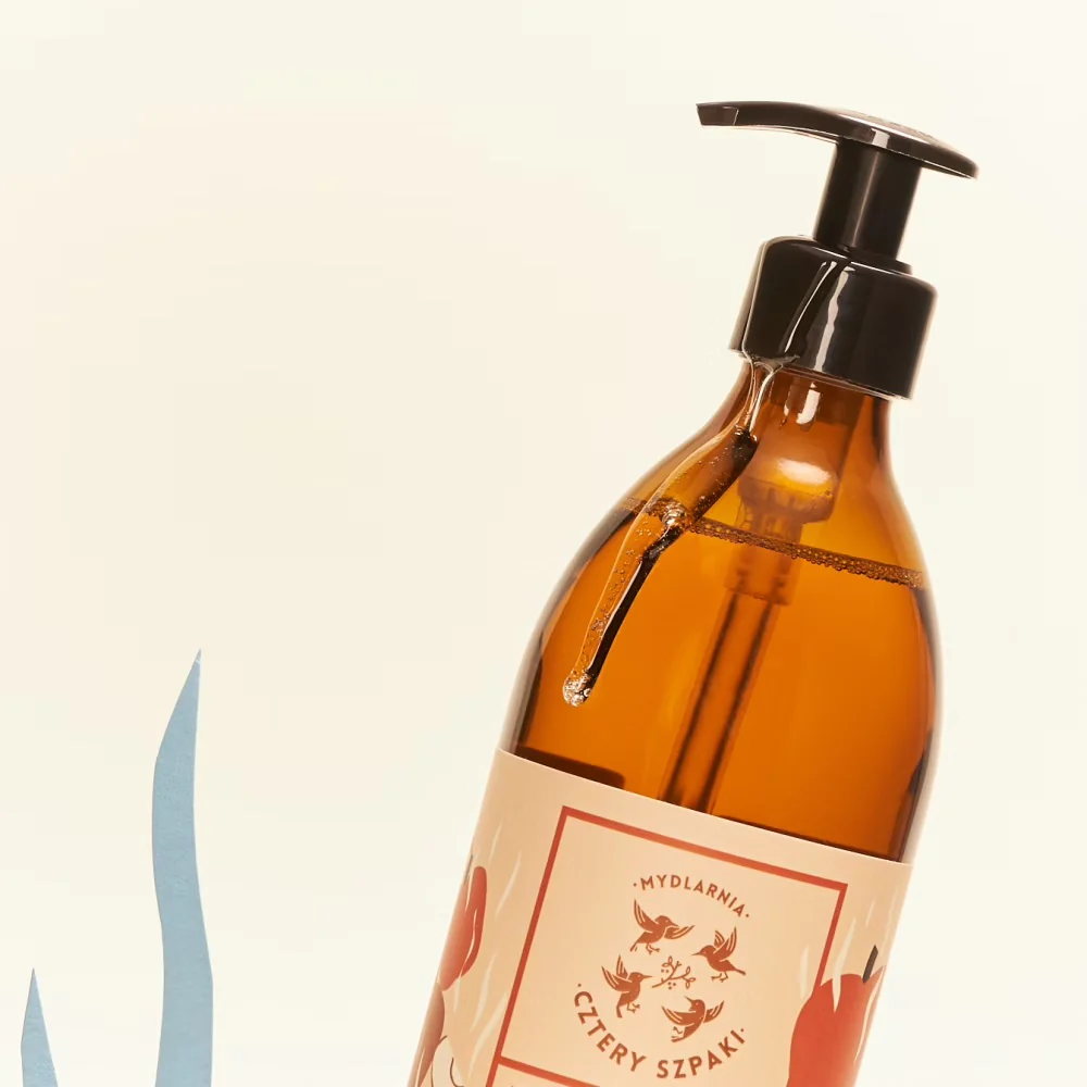Naturalne mydło w płynie Pieczone Jabłko 500ml - Image 2