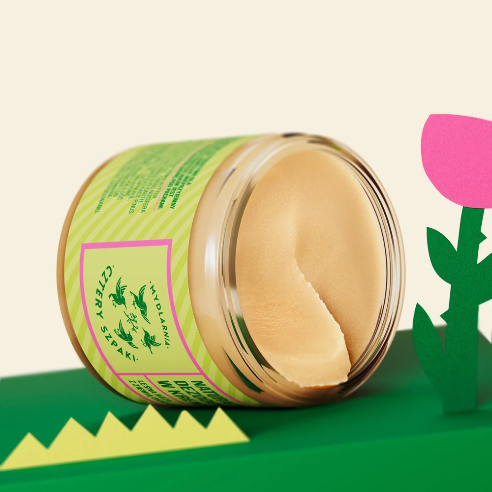 Naturalny dezodorant w kremie Leśna Róża 60ml - Image 2