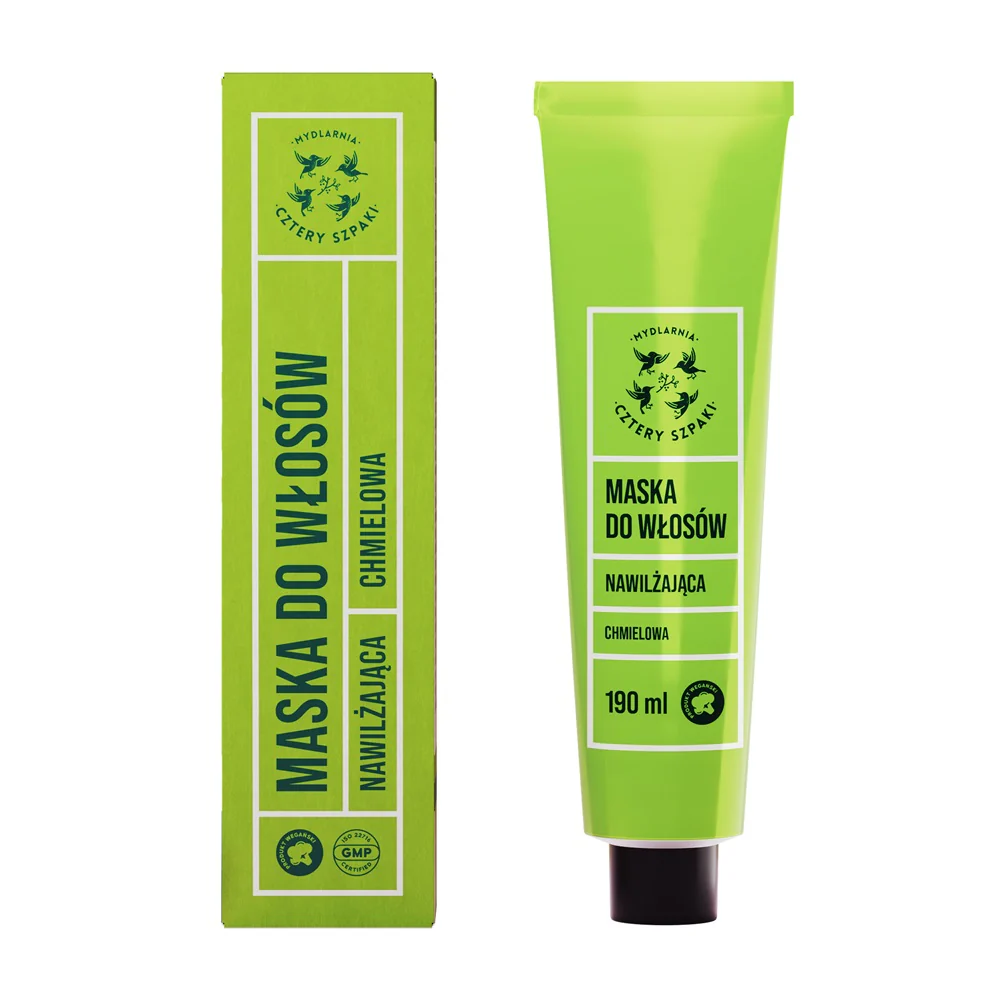 Nawilżająca maska do włosów Chmielowa 190ml - Image 3