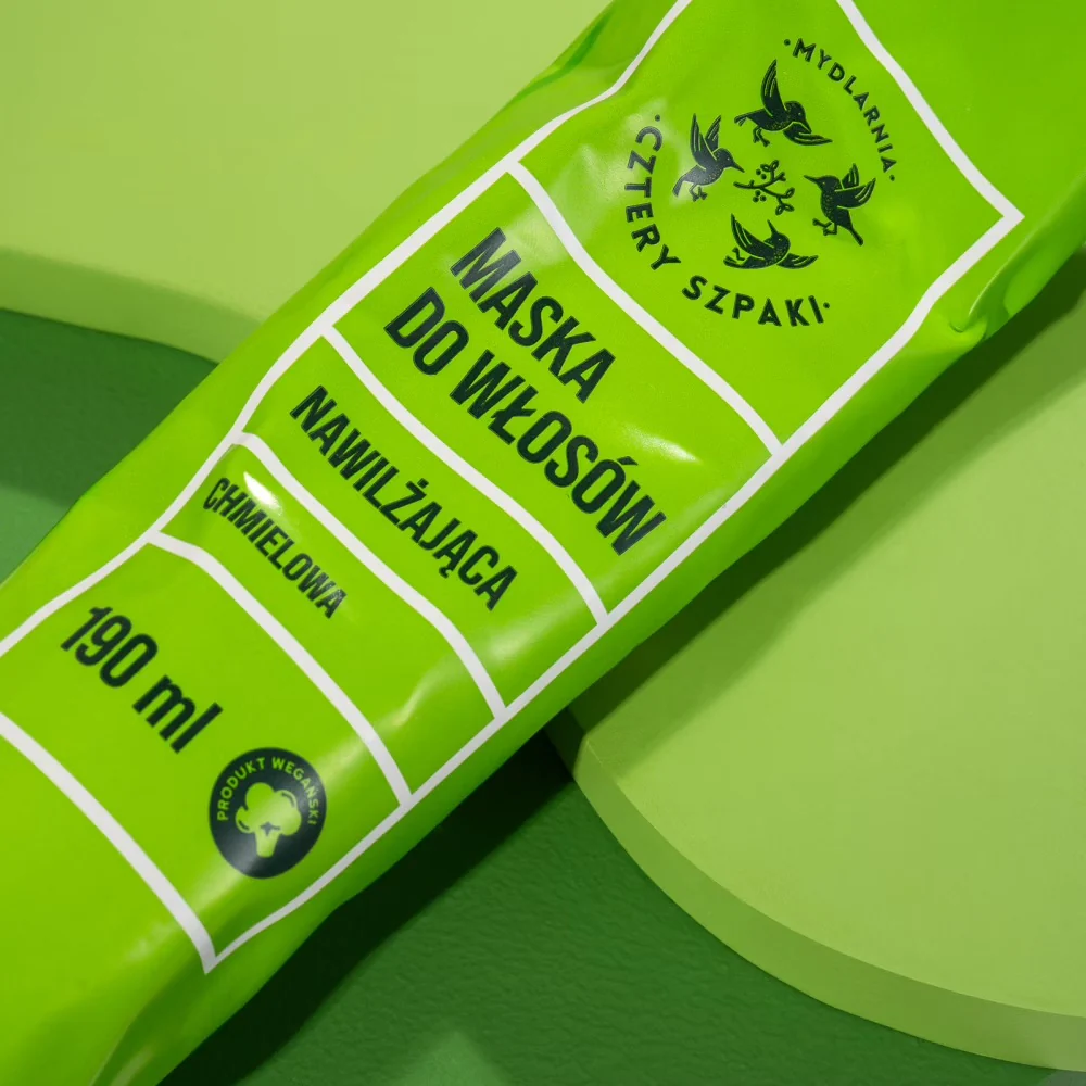 Nawilżająca maska do włosów Chmielowa 190ml - Image 4