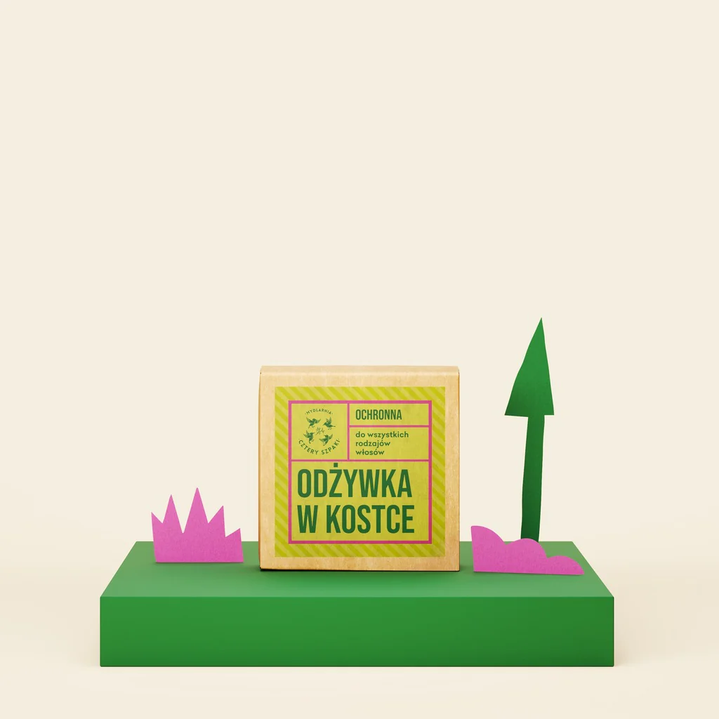 Ochronna odżywka w kostce Leśna Róża 55g - Image 2