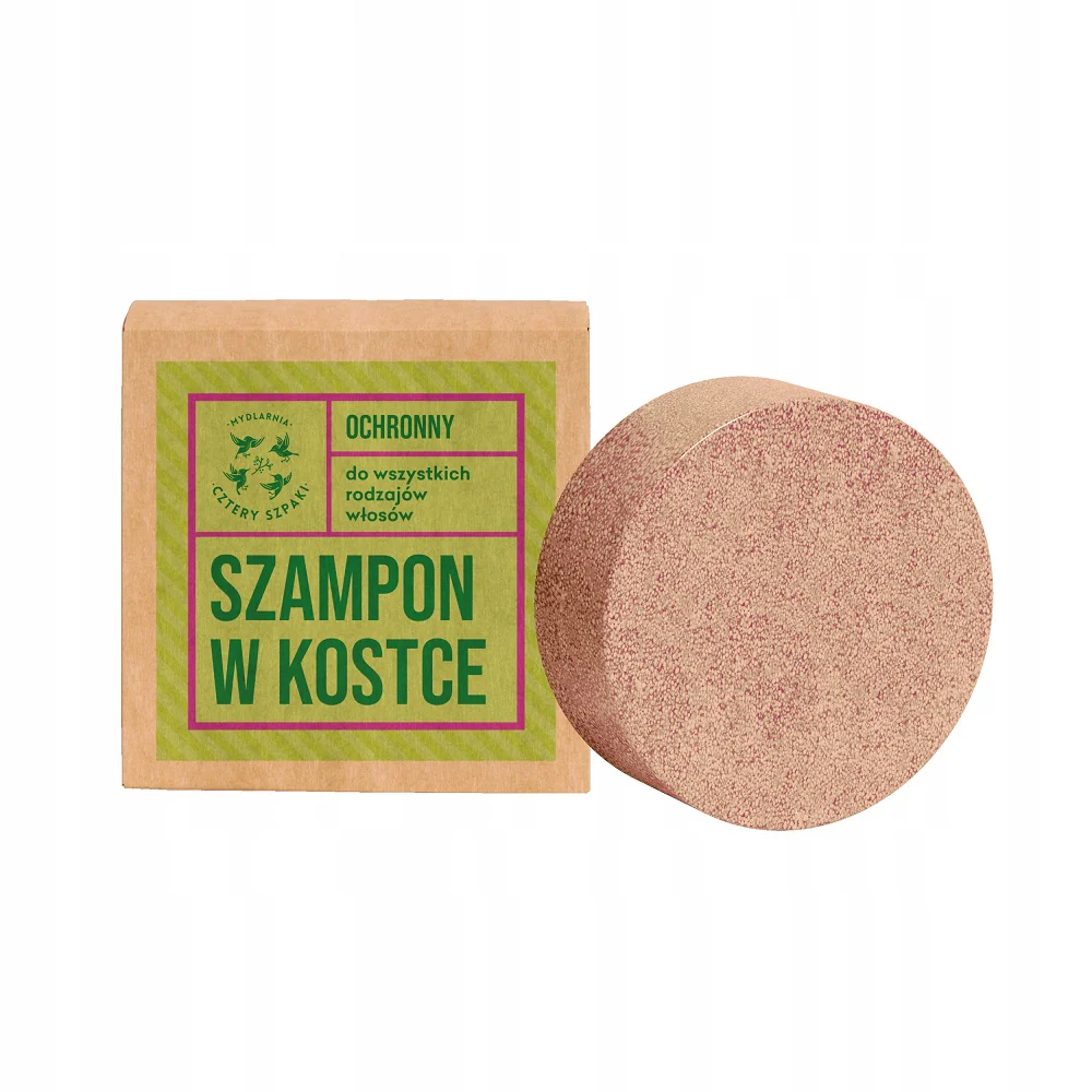 Ochronny szampon w kostce Leśna Róża 75g
