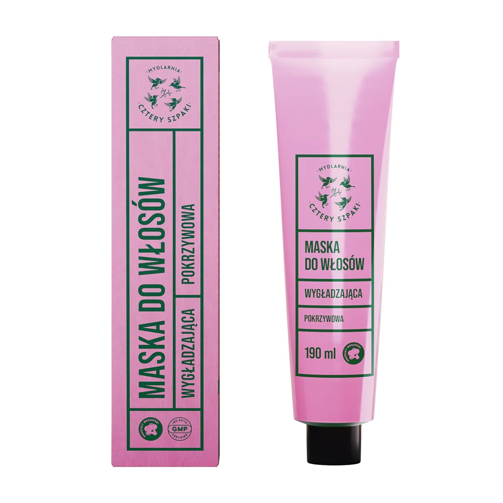 Wygładzająca maska do włosów Pokrzywowa 190ml - Image 3