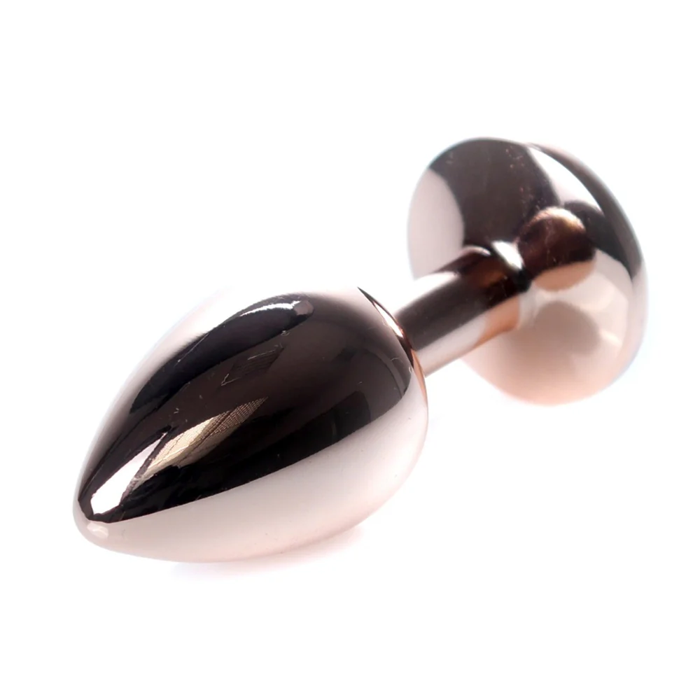 Butt Plug Collection Jewellery metalowy korek analny Silver Red - Image 3