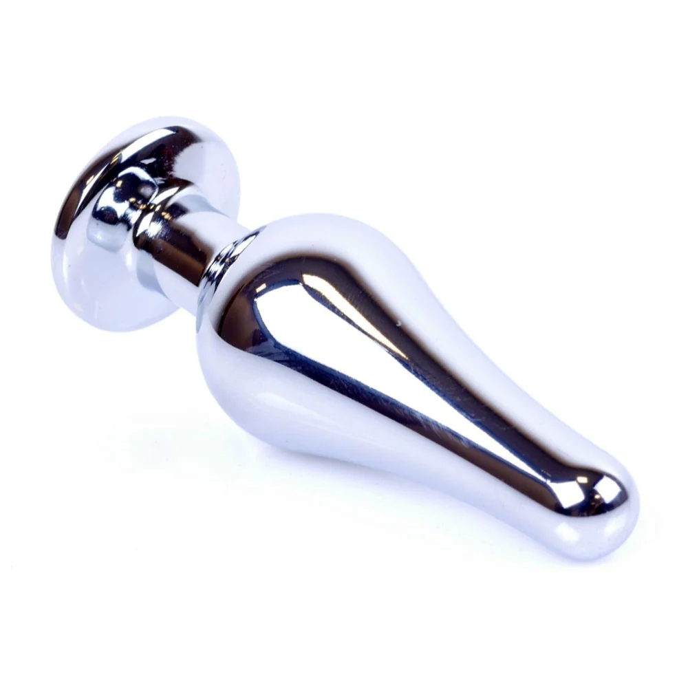 Butt Plug Collection Jewellery Silver metalowy korek analny Dark Blue - Image 3