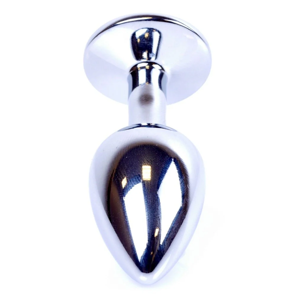 Butt Plug Collection Jewellery Silver metalowy korek analny Purple - Image 3