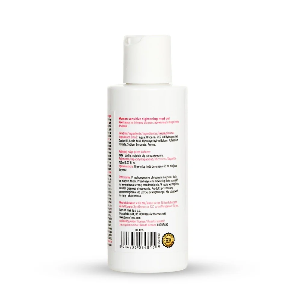 Woman Sensitive Tightening żel intymny o działaniu obkurczającym dla kobiet 150ml - Image 2