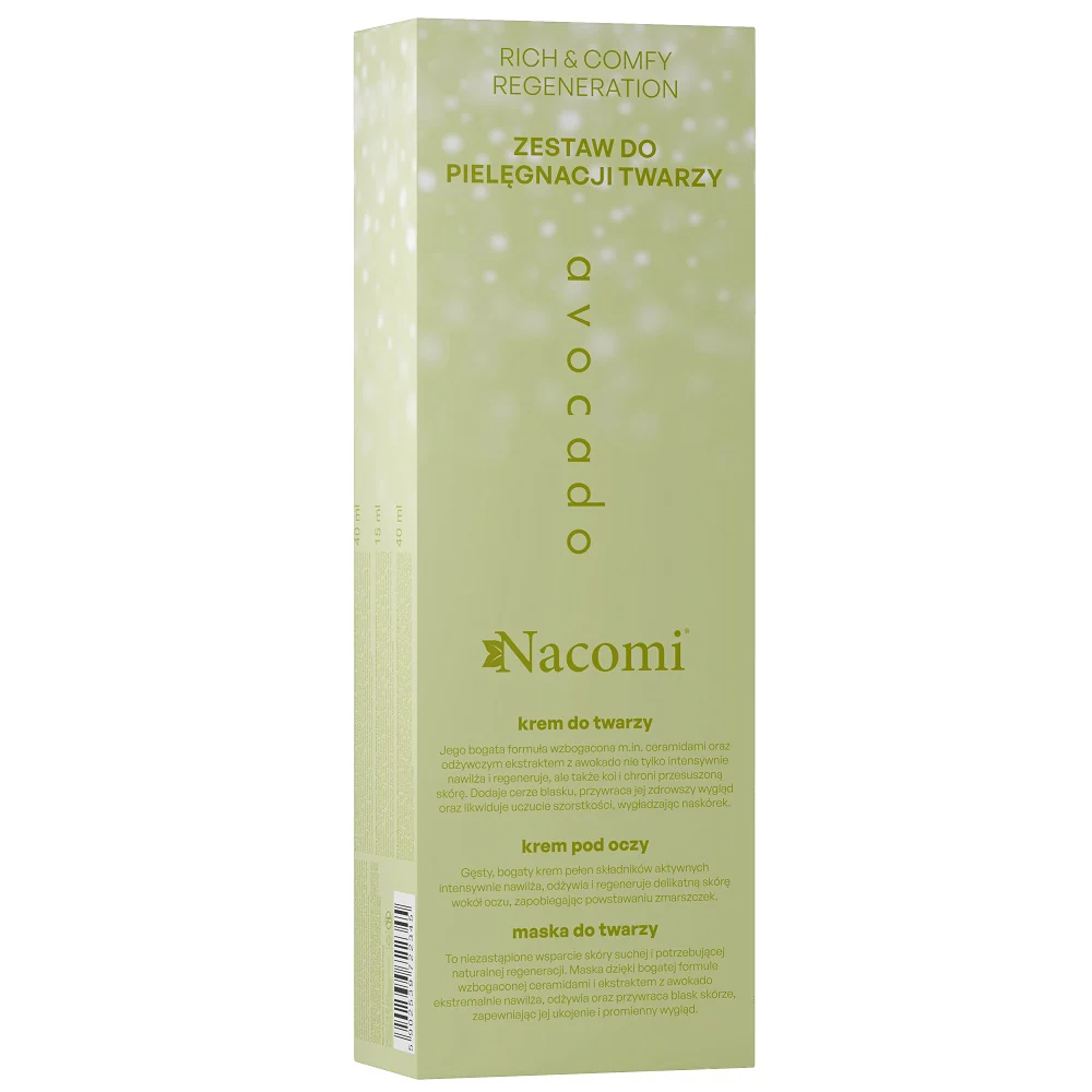 Rich & Comfy Regeneration Avocado zestaw krem do twarzy 40ml + krem pod oczy 15ml + maska do twarzy 40ml
