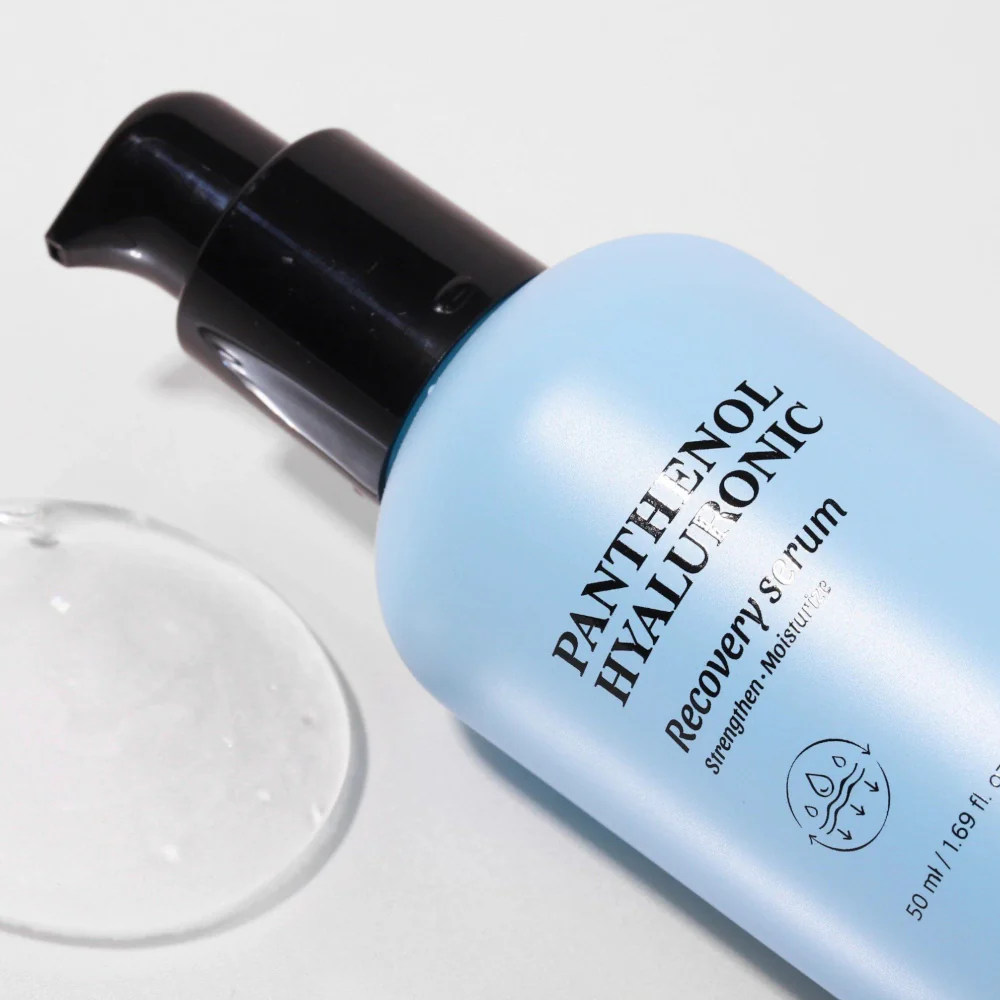 Panthenol Hyaluronic Recovery Serum silnie nawilżające serum do twarzy 50ml - Image 5