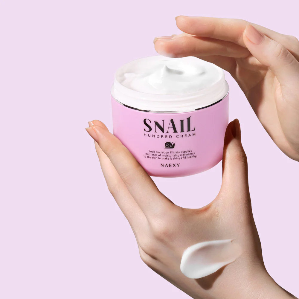Snail Hundred Cream bogaty krem rewitalizujący ze śluzem ślimaka 100g - Image 3