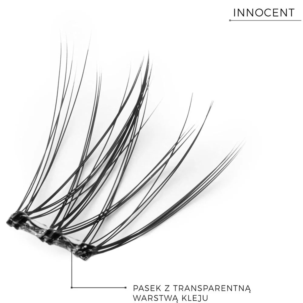 DIY Eyelash Extensions Stick & Go kępki sztucznych rzęs z aplikatorem 36szt. - Image 7